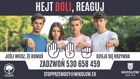 Hejt boli - reaguj. Mikołów przeciw przemocy w sieci