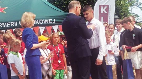 Medal dla bohatera z Orzesza!