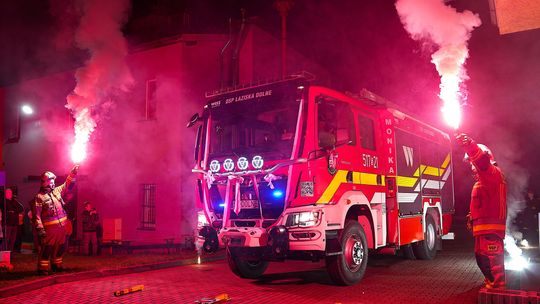 Nowy wóz strażacki dla Łazisk