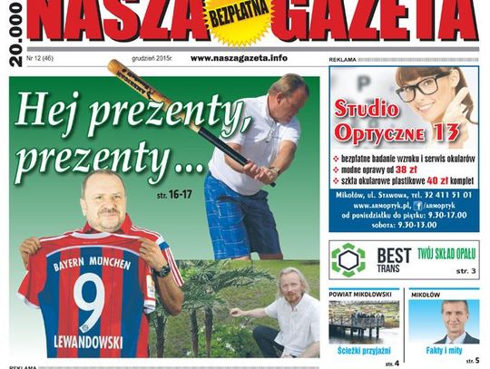E-wydanie "Nasza Gazeta" - grudzień 2015