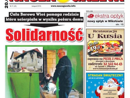 E-wydanie "Nasza Gazeta" - listopad 2015