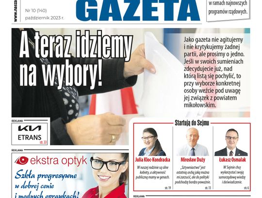 E-wydanie "Nasza Gazeta" - październik 2023