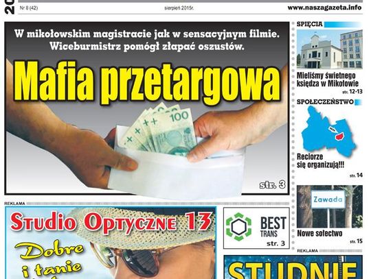 E-wydanie "Nasza Gazeta" - sierpień 2015