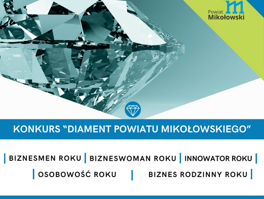 Konkurs „Diament Powiatu Mikołowskiego 2024”!