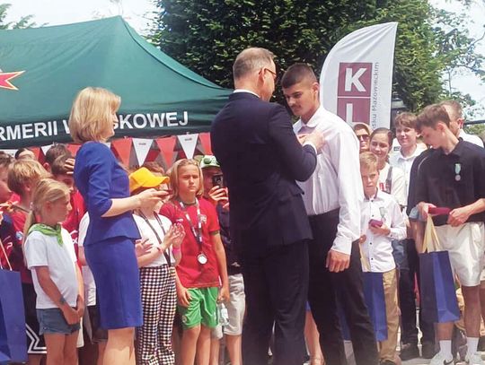 Medal dla bohatera z Orzesza!