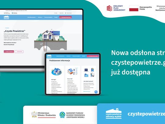 Strona dla każdego! Nowa odsłona strony czystepowietrze.gov.pl