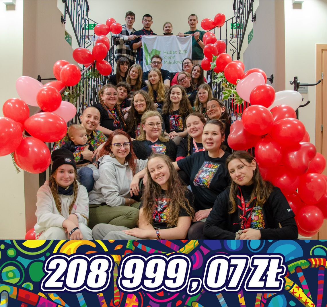 Mikołów pobił rekord podczas 34. Finału WOŚP! Mikołów pobił rekord podczas 34. Finału WOŚP!