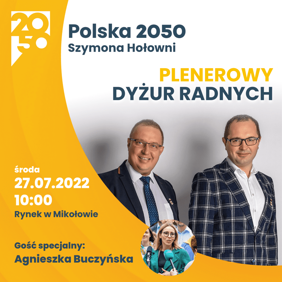 Polska 2050 zaprasza na plenerowy dyżur radnych