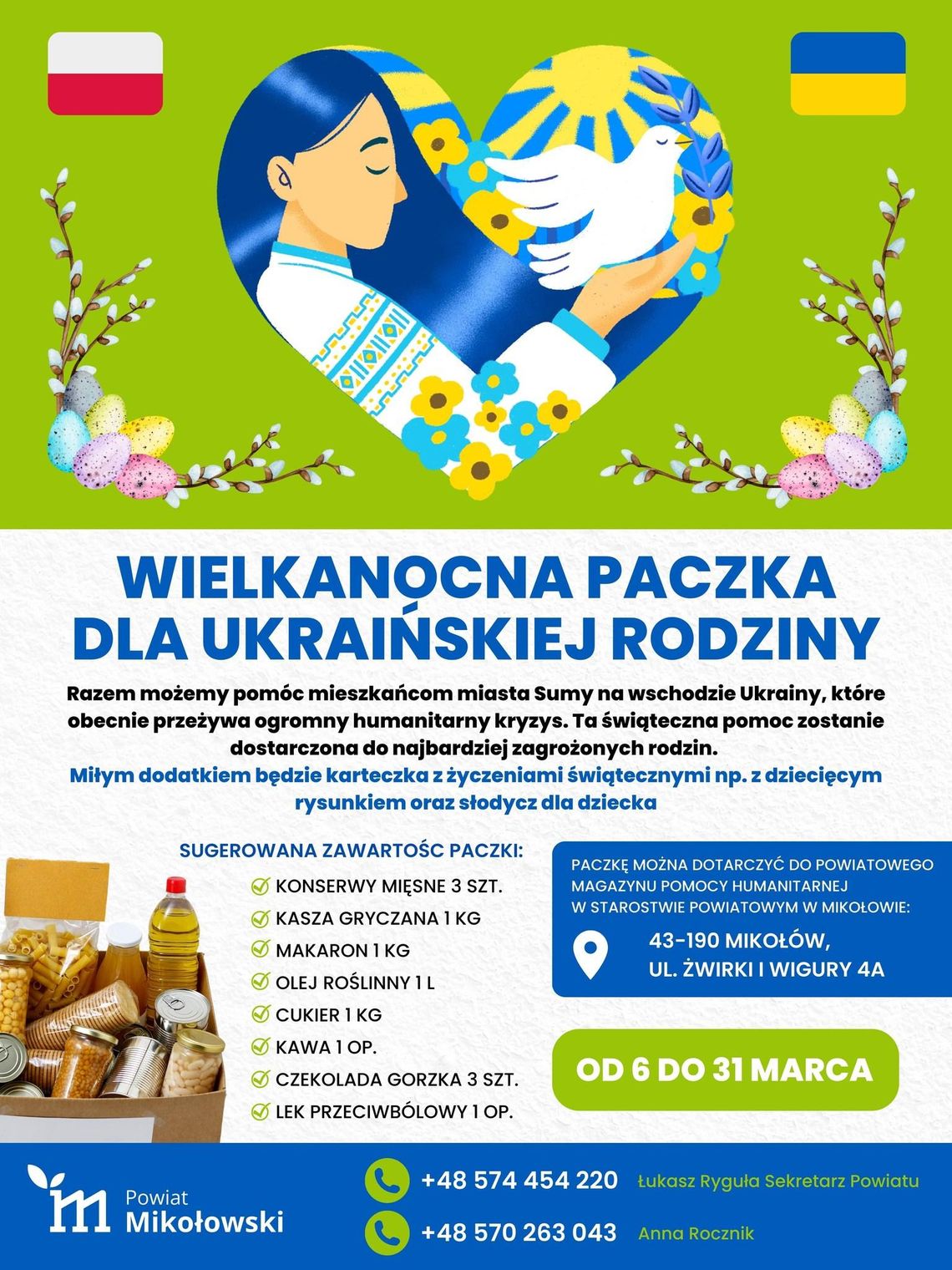 Wielkanocna pomoc dla ukraińskich rodzin