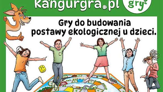 EKOLOGICZNE GRY dla DZIECI do skakania i zabawy KangurGra.pl