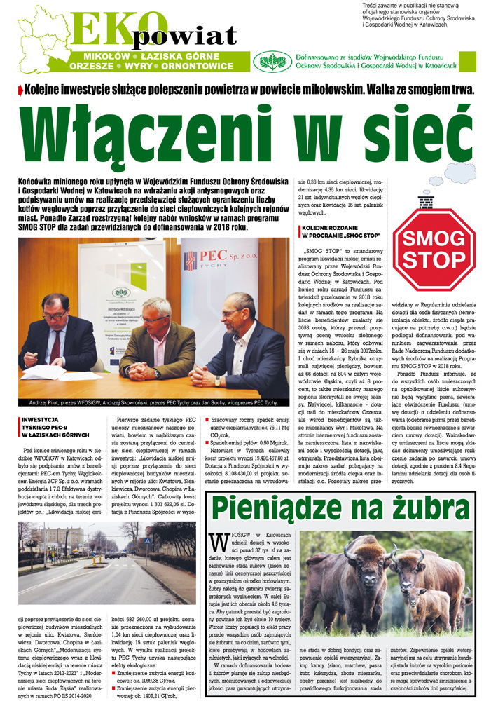 E-wydanie "Eko Powiat" - styczeń 2018 str. 1