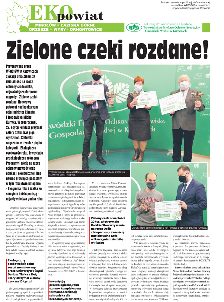 E-wydanie "Eko Powiat" - styczeń 2021 str. 1