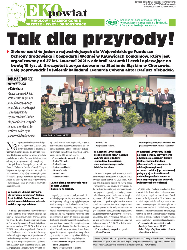 E-wydanie "Eko Powiat" - styczeń 2022 str. 1