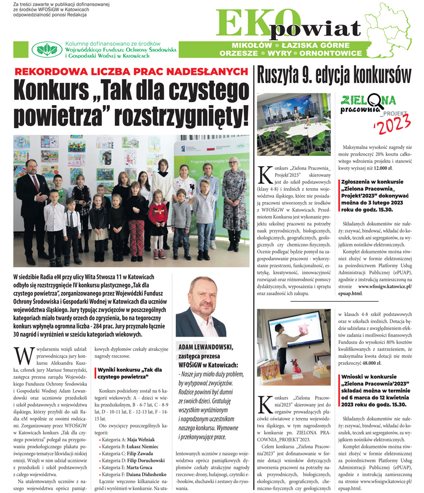 E-wydanie "Eko Powiat" - styczeń 2023 str. 2