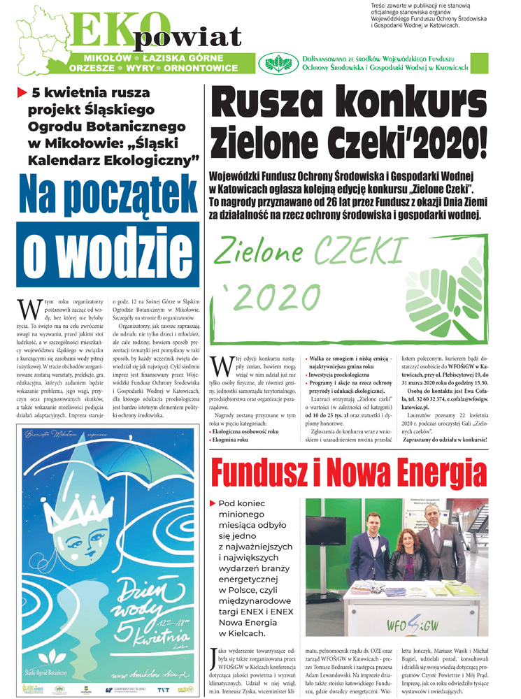 E-wydanie "Eko Powiat" - marzec 2020 str. 1