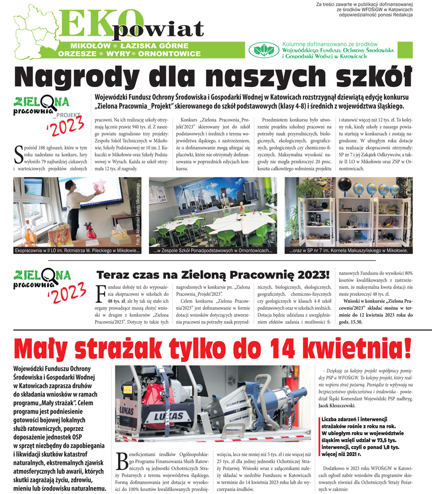 E-wydanie "Eko Powiat" - marzec 2023 str. 1