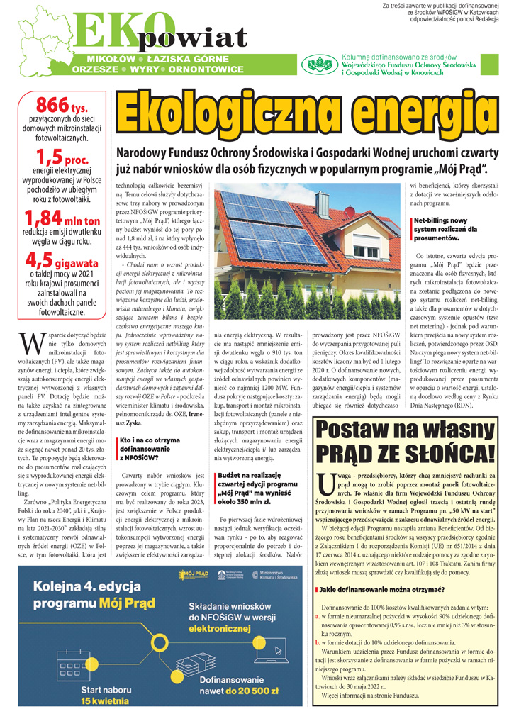 E-wydanie "Eko Powiat" - maj 2022 str. 1