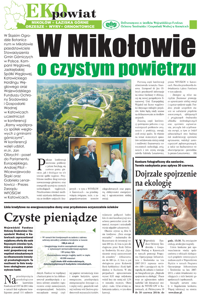 E-wydanie "Eko Powiat" - czerwiec 2014 str. 1