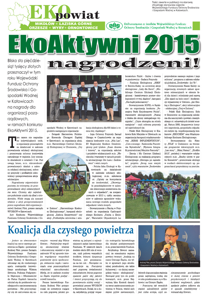 E-wydanie "Eko Powiat" - czerwiec 2015 str. 1