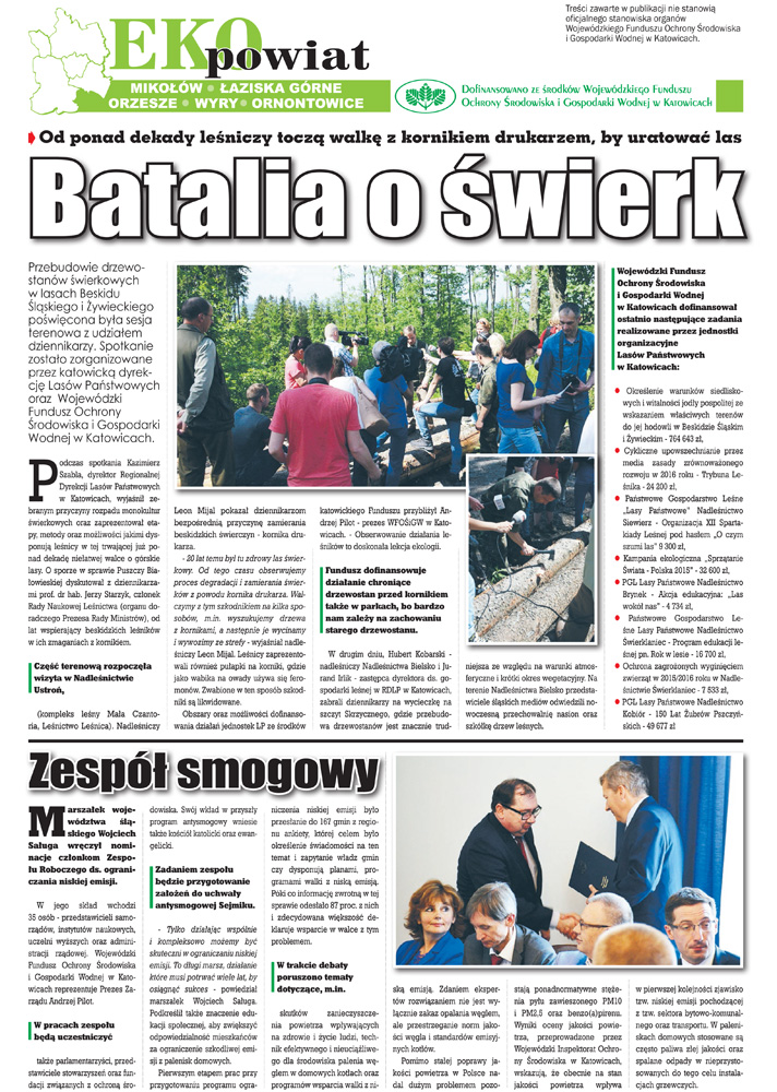 E-wydanie "Eko Powiat" - czerwiec 2016 str. 1