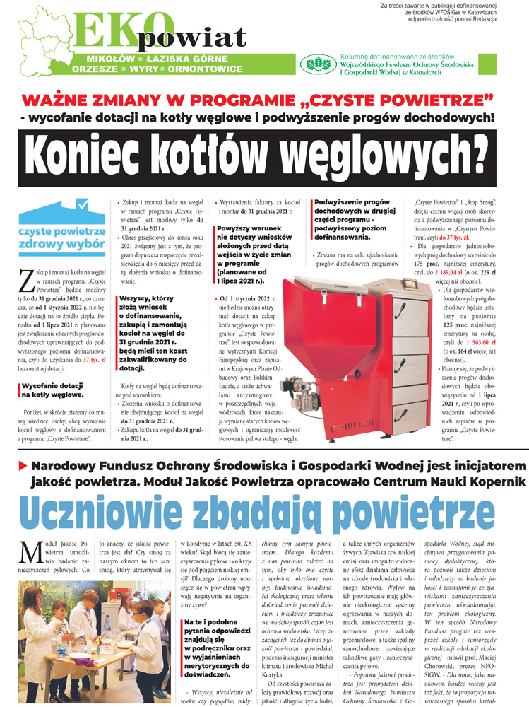 E-wydanie "Eko Powiat" - czerwiec 2021 str. 1
