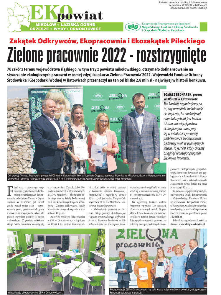 E-wydanie "Eko Powiat" - czerwiec 2022 str. 1