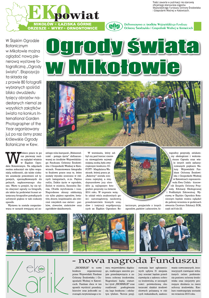 E-wydanie "Eko Powiat" - lipiec 2015 str. 1