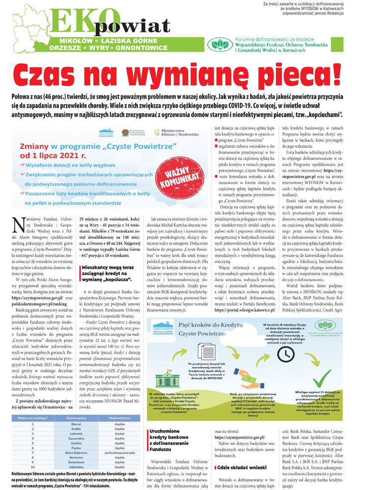E-wydanie "Eko Powiat" - lipiec 2021 str. 1