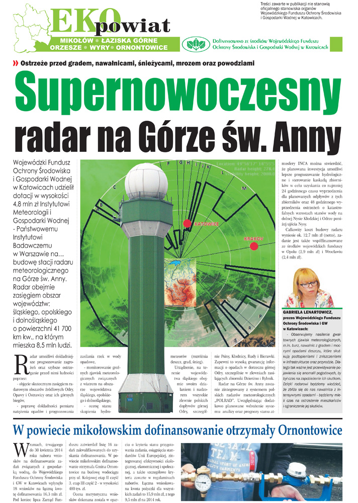 E-wydanie "Eko Powiat" - sierpień 2014 str. 1