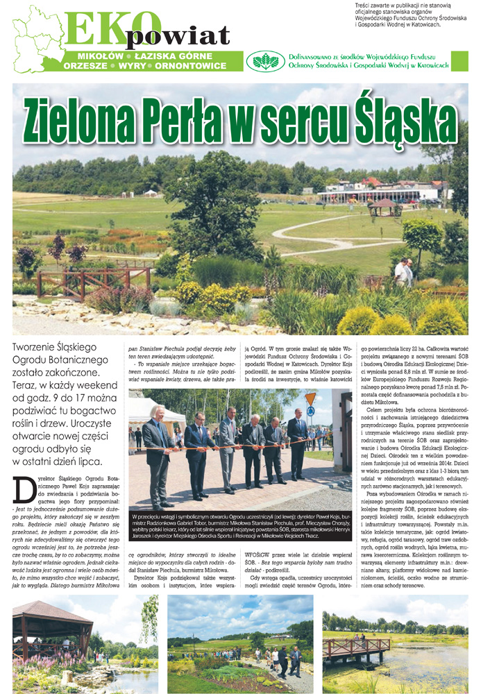 E-wydanie "Eko Powiat" - sierpień 2015 str. 1