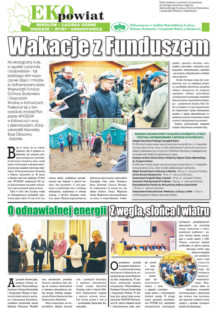 E-wydanie "Eko Powiat" - sierpień 2016 str. 1