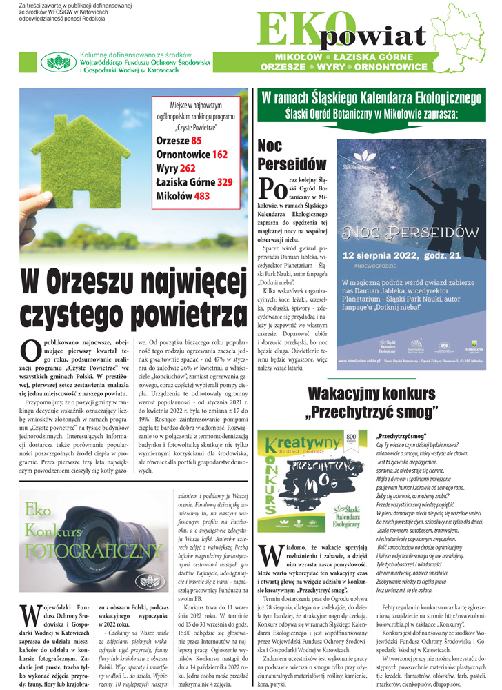 E-wydanie "Eko Powiat" - sierpień 2022 str. 2