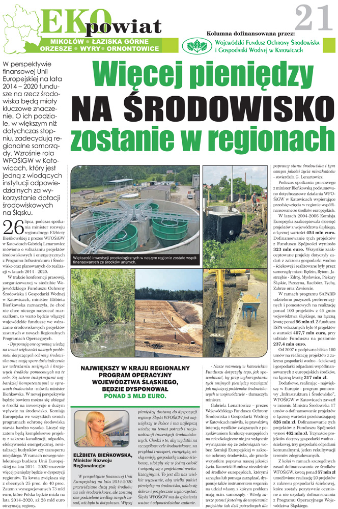 E-wydanie "Eko Powiat" - wrzesień 2013 str. 1