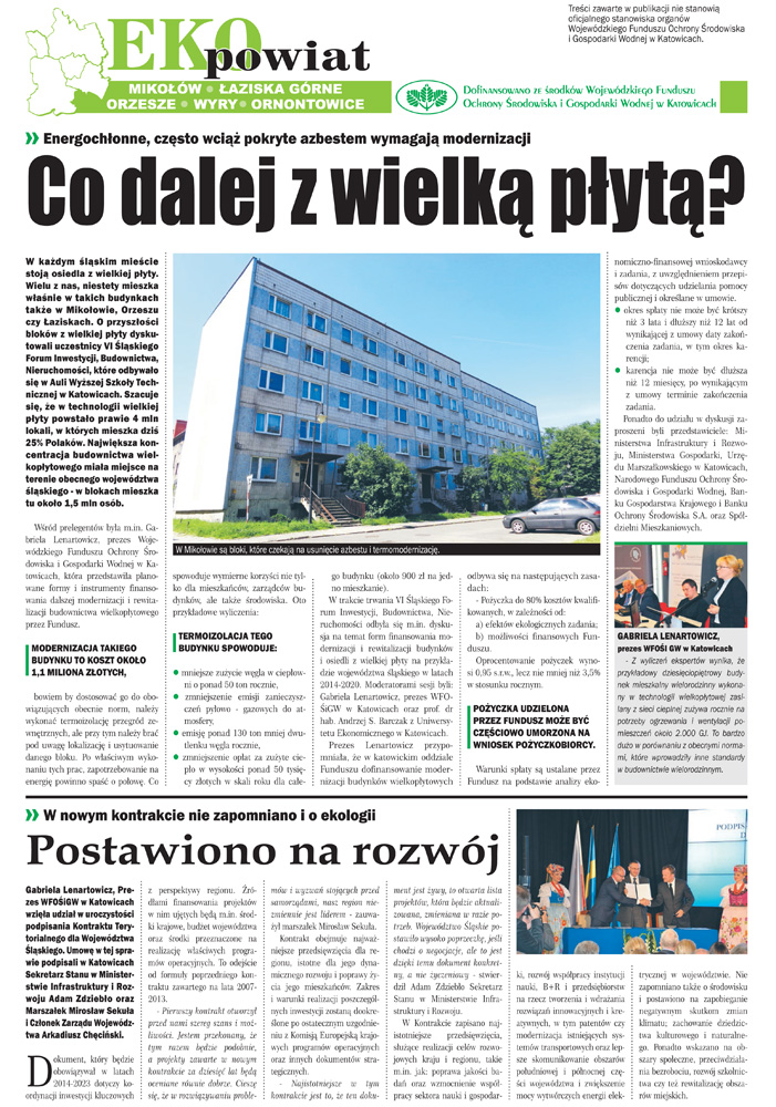 E-wydanie "Eko Powiat" - październik 2014 str. 1