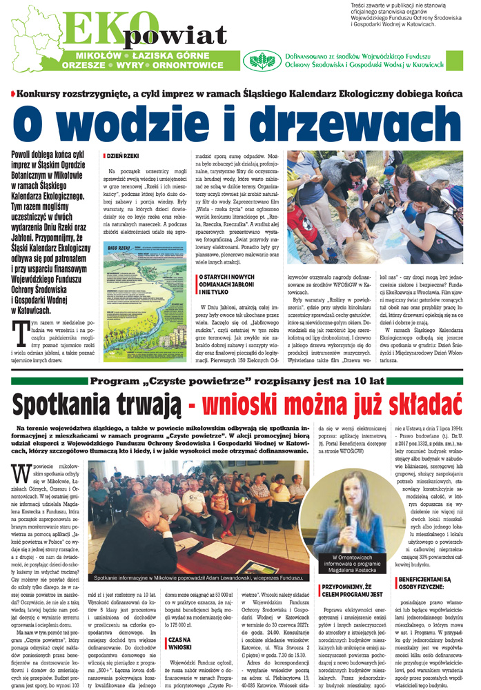 E-wydanie "Eko Powiat" - październik 2018 str. 1