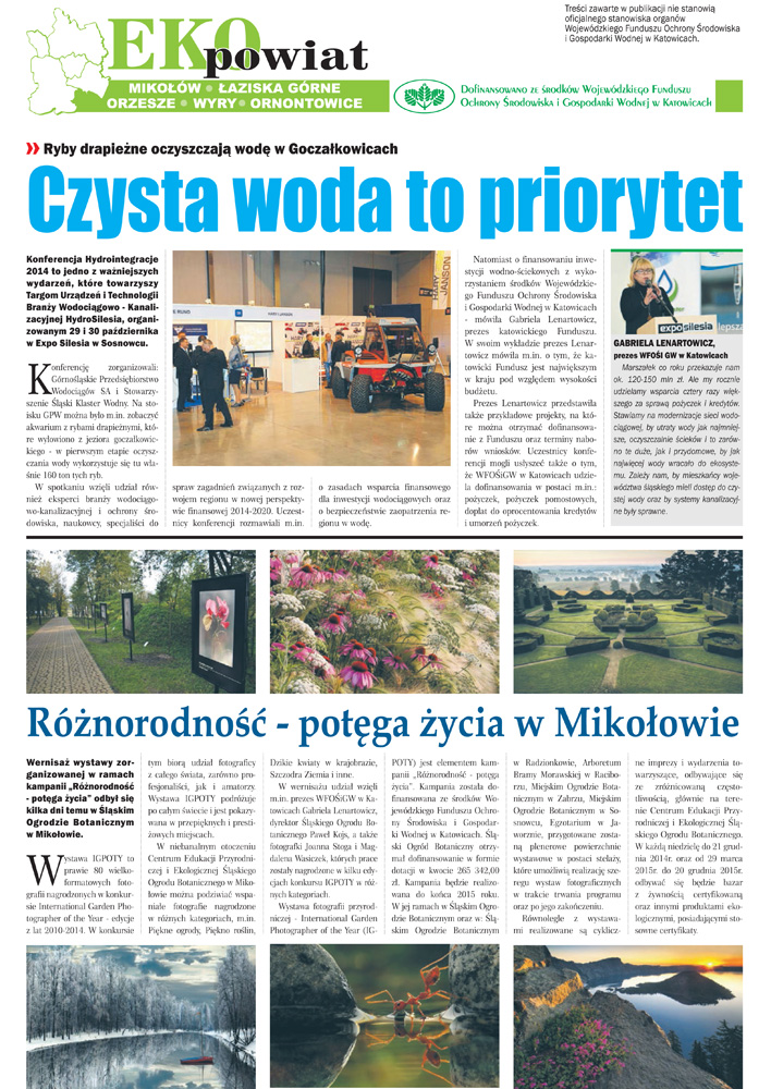 E-wydanie "Eko Powiat" - listopad 2014 str. 1