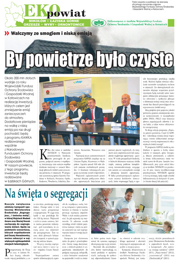 E-wydanie "Eko Powiat" - grudzień 2014 str. 1