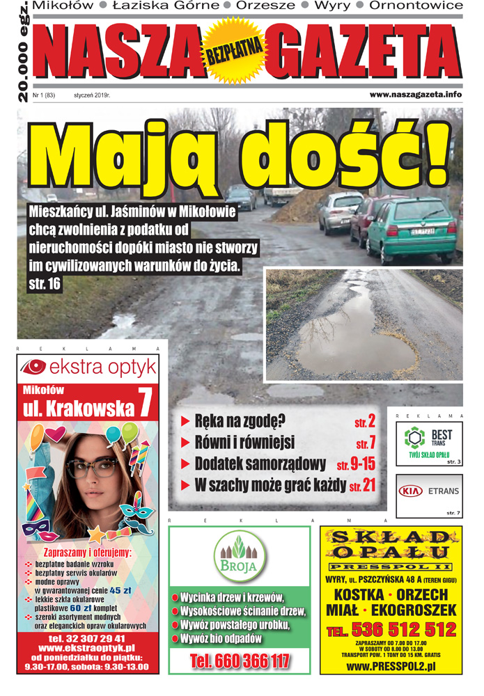 E-wydanie "Nasza Gazeta" - styczeń 2019