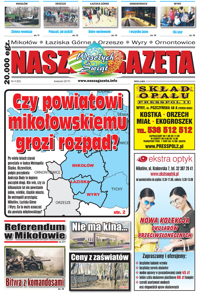 E-wydanie "Nasza Gazeta" - kwiecień 2017