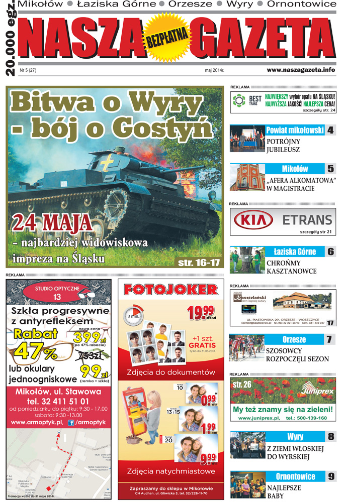 E-wydanie "Nasza Gazeta" - maj 2014