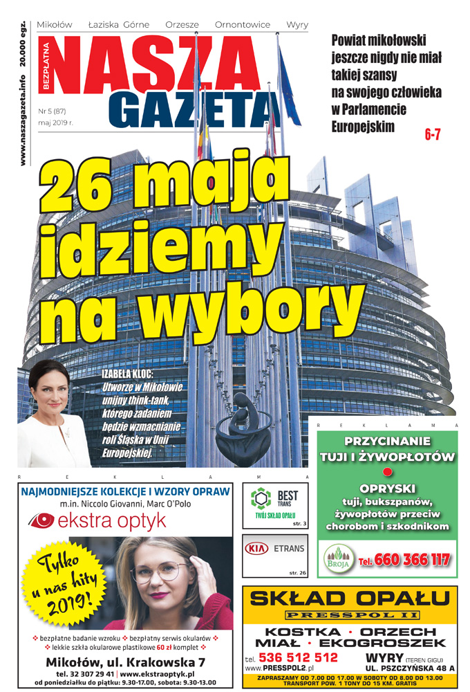 E-wydanie "Nasza Gazeta" - maj 2019