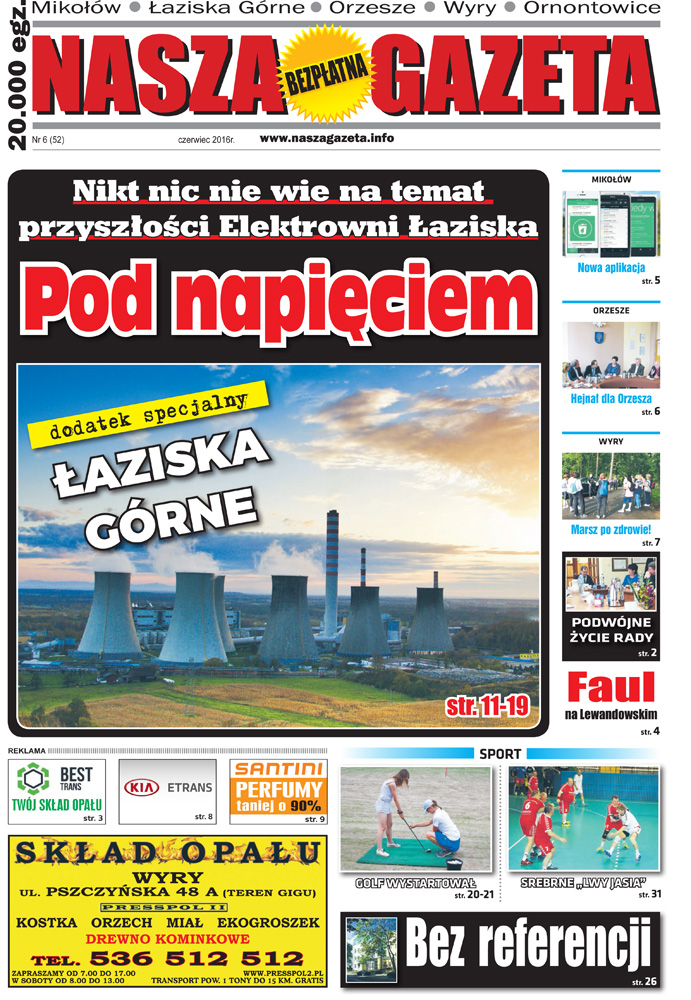 E-wydanie "Nasza Gazeta" - czerwiec 2016