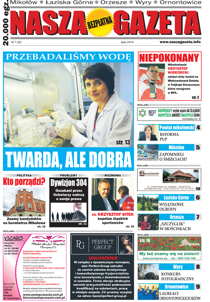 E-wydanie "Nasza Gazeta" - lipiec 2014