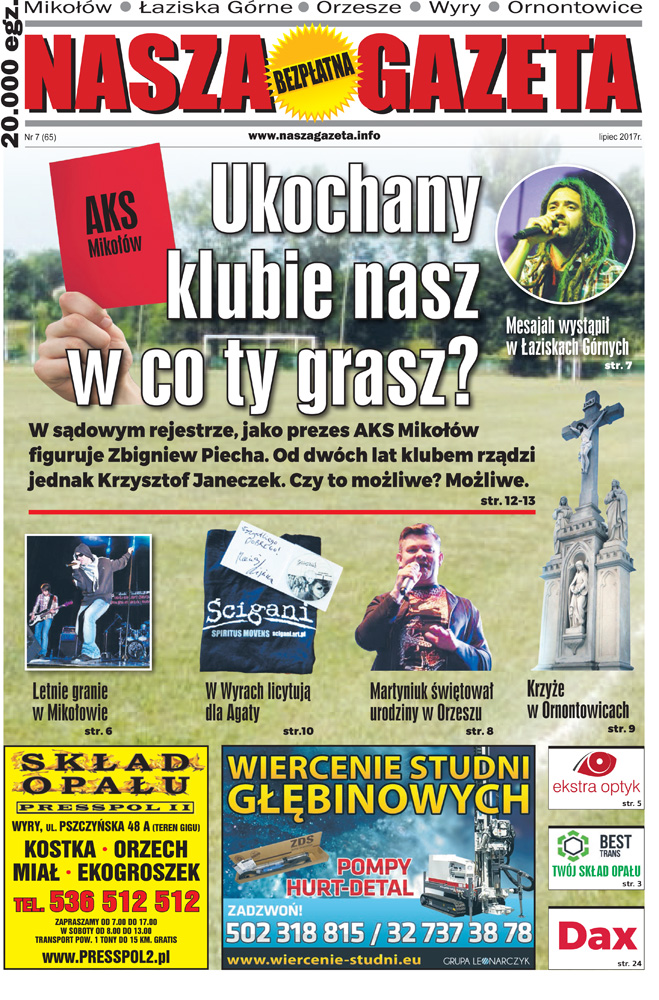 E-wydanie "Nasza Gazeta" - lipiec 2017