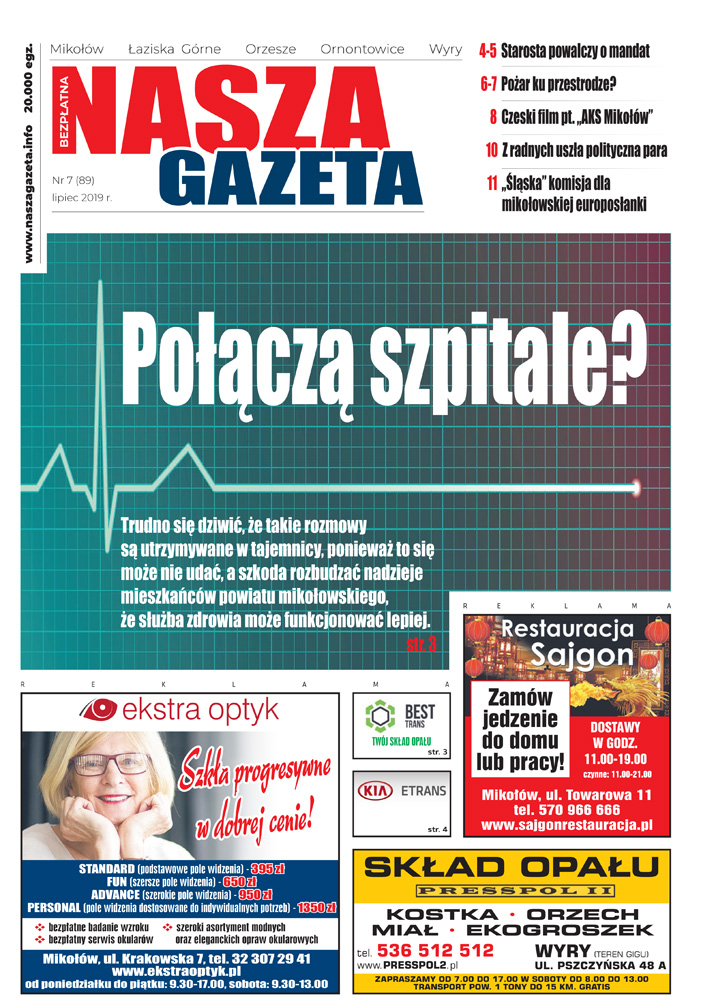 E-wydanie "Nasza Gazeta" - lipiec 2019