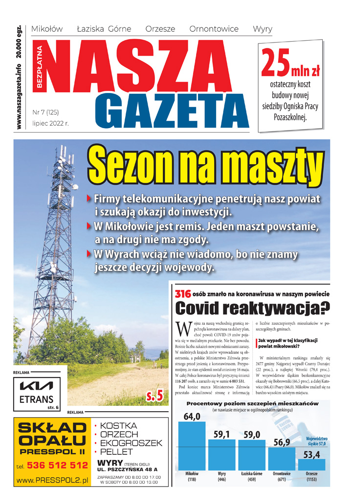 E-wydanie "Nasza Gazeta" - lipiec 2022