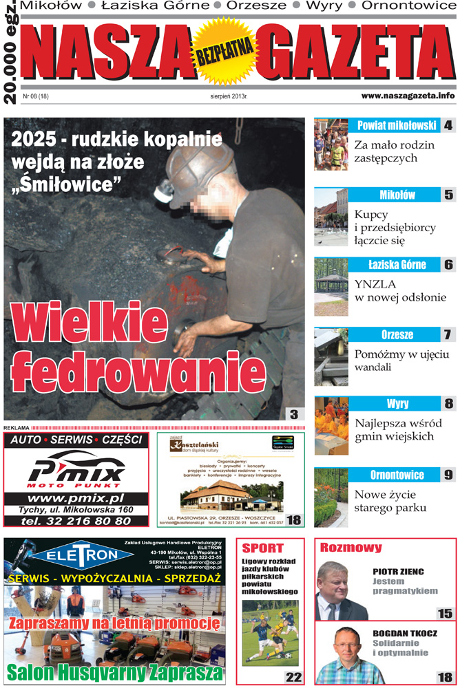 E-wydanie "Nasza Gazeta" - sierpień 2013