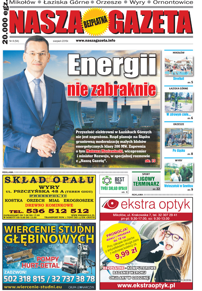 E-wydanie "Nasza Gazeta" - sierpień 2016
