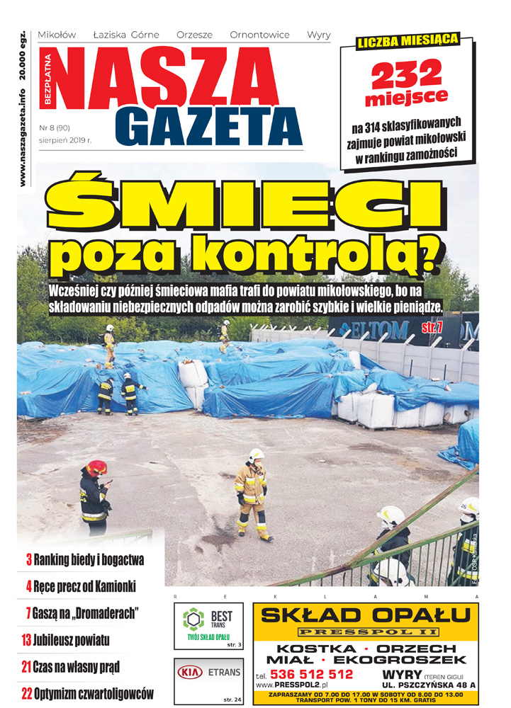 E-wydanie "Nasza Gazeta" - sierpień 2019