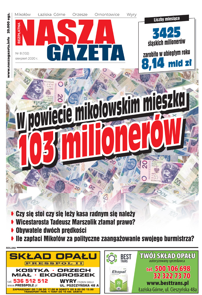 E-wydanie "Nasza Gazeta" - sierpień 2020